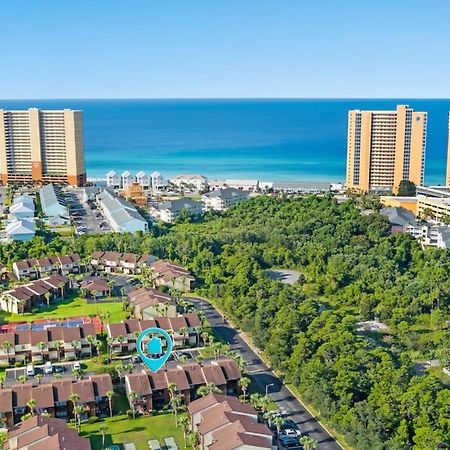 Experience Starlit Nights From Beach Happy'S Balcony Overlooking The Community Pool At Beachwalk Villa Panama City Beach Dış mekan fotoğraf