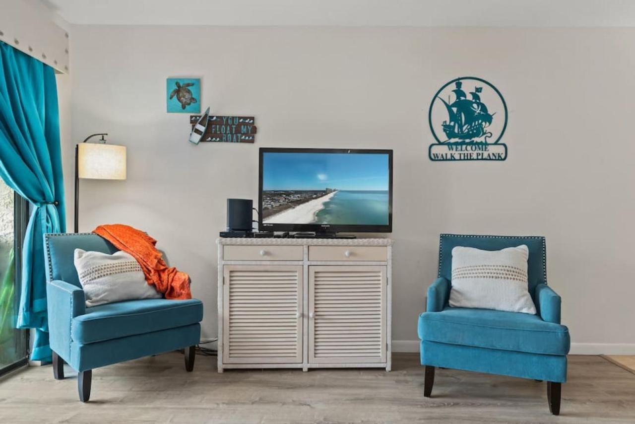 Experience Starlit Nights From Beach Happy'S Balcony Overlooking The Community Pool At Beachwalk Villa Panama City Beach Dış mekan fotoğraf